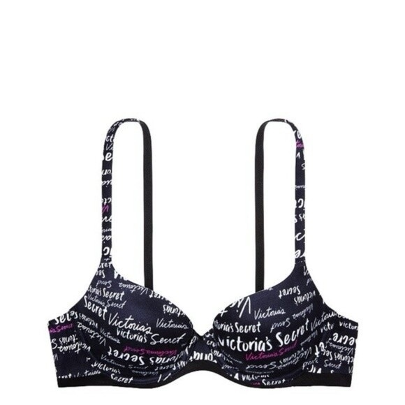 Victoria’s Secret Body Perfect Shape Logo Bra - 38C - Picture 1 of 5